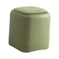 thumbnail image 3 of Barbage Bin encimera de encimera de reciclaje pequeño contenedor de reciclaje multipropósito 13.5x13.5x14.5 cm para tocador Verde, 3 of 8