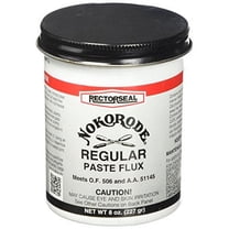 RectorSeal Nokorode 8 OZ Regular Paste Flux, Brazing & Welding Flux, No Odor, Brush Cap Lid