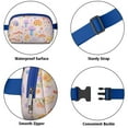 thumbnail image 5 of Belt Bag for Sports Enthusiasts Commuters Waist Bag & Hip Bum Bag with Adjustable Strap for Casual Running Hiking Cycling Mushroom Sporty Waist Pack, 5 of 7