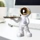 thumbnail image 4 of Bandeja de almacenamiento decorativa Objetos decorativos Astronauta Presente para Escritorio Máscara dorada, 4 of 9