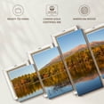 thumbnail image 6 of Elephant Stock Katahdin Mountain Scene Wall Art - Horizontal Multi Panel Canvas - Living Room Wall Decor - Nature Multi Panel - Blue And Green Decor - 80" x 36", 6 of 8