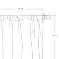 thumbnail image 5 of Home Soft Things 2 Piece Magnolia Embroidered Curtain Set - White/Cream - 54" x 96", 5 of 5