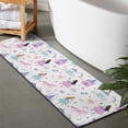 thumbnail image 2 of Princess Castle & Unicorn Pattern Bathroom Rugs Mat,Non Slip Microfiber Bathroom Rug,Rubber Backing,Soft Bathroom Mats for Bathroom Floor,Tub and Shower,47x17in(120x43cm), 2 of 5