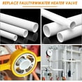 thumbnail image 4 of HUGFEGWE PVC Thread Maker Tool, 6Pcs Pipe Thread Die Kit, Plastic Pipe Round Die Set with 3 Dies 1/2", 3/4" and 1" NPT Die Set Manual Hand Tool for PVC Threading (1set) CJB91-82992, 4 of 7