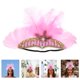 thumbnail image 3 of Tocado de plumas, diadema de plumas, tocado de lentejuelas para fiesta de cosplay, 3 of 7