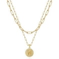 thumbnail image 1 of Collar con inicial de oro para mujer para niña Vhermosa HMHZ848-14, 1 of 4