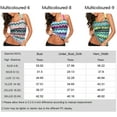 thumbnail image 3 of Haut de Tankini à Dos Nageur à Rayures Imprimées pour Femmes Sans Bas S - TTTG, 3 of 7