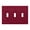 Burgundy, variant on Haosy Light Switch Cover Plate 2 Gang Electrical Outlet Covers Purple Decorate Wall Plate 4.56”x4.48”