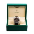 thumbnail image 6 of Pre-Owned Rolex Sky-Dweller 42MM 326135 Chocolate Arabic Dial Diamond Bezel Brown Leather Strap 15.75ct, 6 of 8