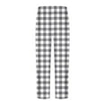 thumbnail image 3 of successthop Plaid Pajama Pant Men Plus Size Pants Printed Elastic Waist Trousers Drawstring Lightweight Loungewear, 3 of 3