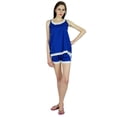 thumbnail image 6 of Bimba Women Shorts Vest Top Nigthwear 2 Pcs Rayon custom Set With Lace, 6 of 7
