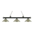 thumbnail image 1 of Z-Lite Rivera 3 Light Game Table Light in Antique Silver, 1 of 1