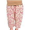 thumbnail image 5 of NAISIBABY Girls Causal Pants, Cute Prints Elastic Waist Sweet Loose Kids Trousers Red 2-3T, 5 of 7