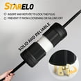 thumbnail image 4 of 30Amp,Locking Plug/ Connector for Generator Set,NEMA L14-30P & L14-30C,125/250V 3 Pole 4 Wire Grounding Electrical Replacement Industrial Grade UL/ETL Listed.(L14-30P&L14-30C Set), 4 of 5