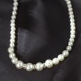 thumbnail image 4 of Diamond Pearl Necklace Bracelet Earrings Set, 4 of 5