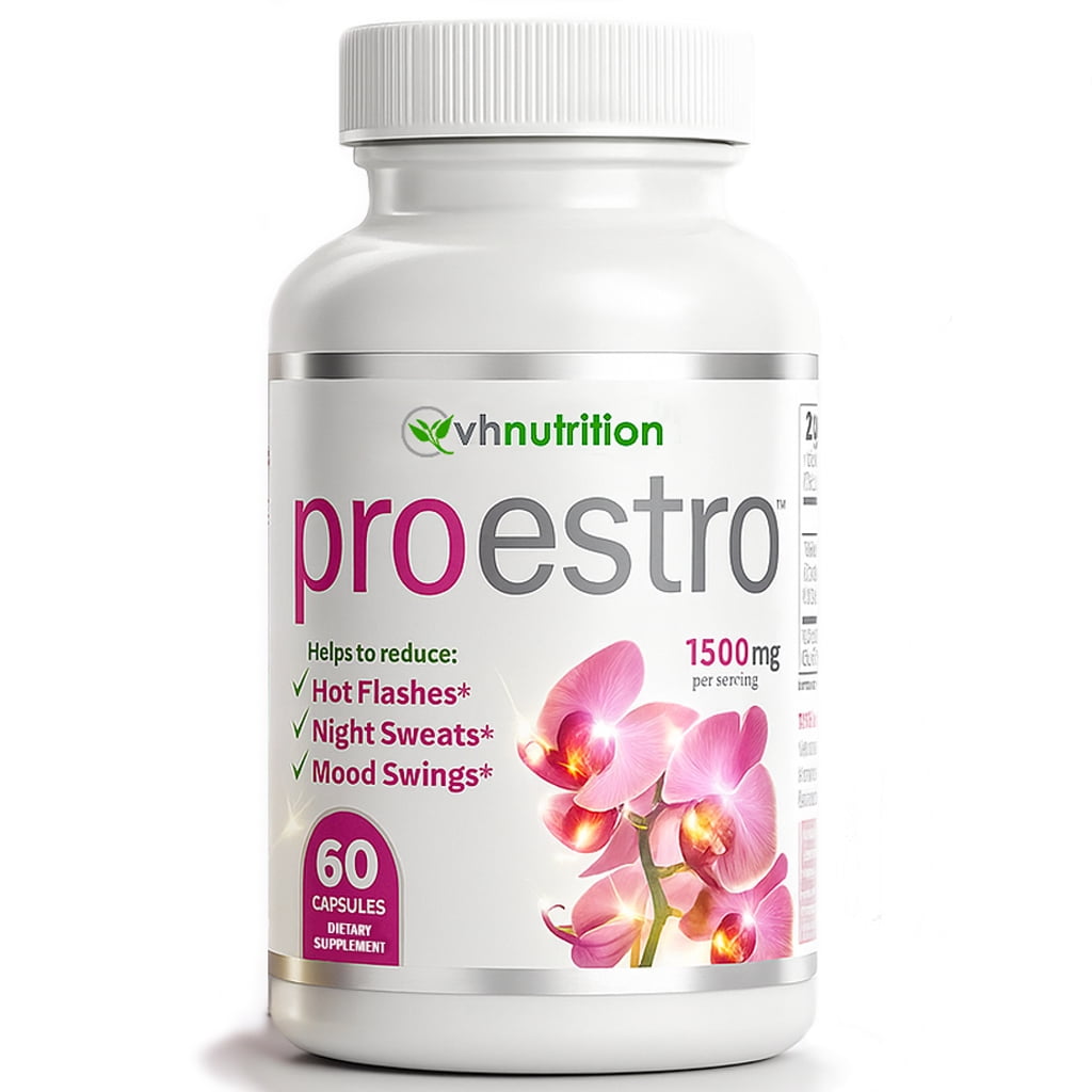ProEstro Estrogen Pills for Women | Female Hormone Balance Supplement | Fertility to Menopause Mood and Energy Support - 60 Capsules
