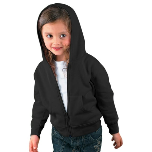 Rabbit Skins Toddler Full-Zip Fleece Hooded Sweatshirt (3346)