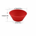 thumbnail image 2 of Moules de Cuisson à Moins de 10 10 Pcs Moules de Cuisson Antiadhésifs 10 Pcs Moules de Cuisson en Silicone Réutilisables Antiadhésifs Gâteau Résistant à la Chaleur pour Fêtes Fêtes, 2 of 8
