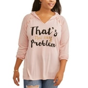 No Boundaries Junior Plus Graphic Hoodie