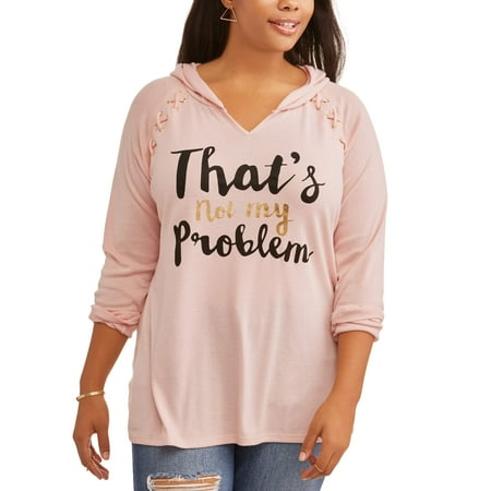 No Boundaries Junior Plus Graphic Hoodie