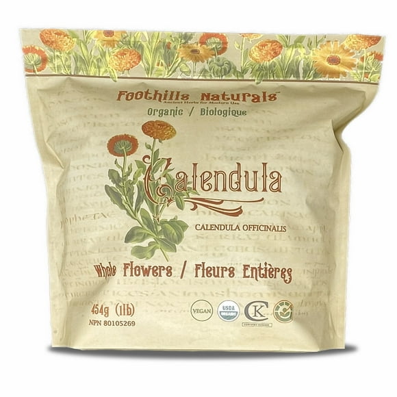 Calendula Flowers Whole Organic - Digestive Tract and Skin Health