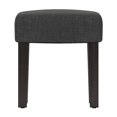thumbnail image 3 of CorLiving Antonio Dark Grey Fabric 16" Square Bench, 3 of 6