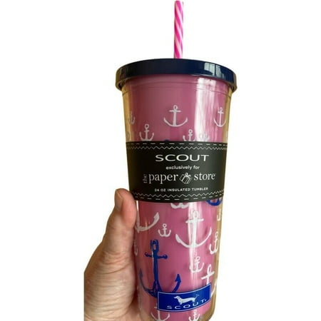 

Scout 24 oz insulated tumbler Anchors Rose