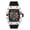Silver Black, variant on Techno Pave Men’s 42mm Tonneau Watch – Luxury Skeleton Dial Quartz Timepiece with Silicone Strap, Gift for Him - Silver Black