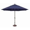 thumbnail image 1 of Simply Shade Lanai Pro Octagon Auto Tilt w/ Starlight Umbrella - Bronze/Blue Sky, 1 of 3