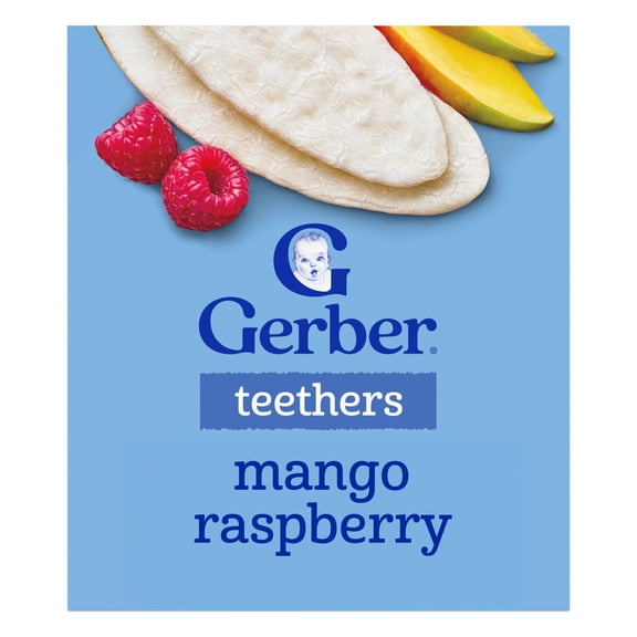 Gerber Snacks for Baby Teethers, Mango Raspberry, 1.7 oz Box (12 Pack)