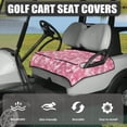 thumbnail image 3 of Whosucclay Heart Pattern Design Breathable Golf Cart Seat Cover, Elastic Anti-Slip Golf Cart Seat Protector for Yamaha Club Car EZGO, 52.36" x 32.28", 3 of 7