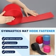 thumbnail image 3 of Uxcell 41 pies x 4 pulgadas Gancho de sujeción para colchonetas de gimnasia, cinta de gancho de nailon para colchonetas de gimnasia y lucha, 3 of 6