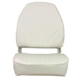 thumbnail image 3 of Asiento de autocar Springfield Marine 1040649 plegable con respaldo alto, blanco, 3 of 3