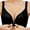 Black, variant on Front Closure Bras For Women Brassiere Wireless Bralette Sports Yoga Bra U Back Tube Top Wrapped Chest Lady Vest Seamless Bra Tube Top Wireless Bras Women Purple