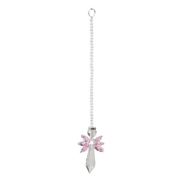 Campanas De Viento Crystal Angel colgante colgante Rainbow Maker Light Catcher Decoración rosa Ehuebsd Libre de BPA