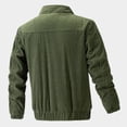thumbnail image 4 of Lilgiuy Men's Winter Long Sleeved Cardigan Pockets Warm Plush Hooded Jacket Fleece Coat for Going Out, 4 of 4