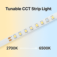 thumbnail image 5 of YI LIGHTING LED 16.4FT Tunable White LED Tape Light Kit with Remote 2700K-6500K, 5 of 6