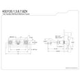 thumbnail image 2 of Kingston Brass KS3123ZX Millennium Double-Handle 3-Hole Wall Mount Bathroom Faucet in Antique Brass, 2 of 5