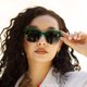 thumbnail image 2 of Gafas de Sol Polarizadas ZENOTTIC Protección UV400 Estilo Cat Eye para Mujer, 2 of 6