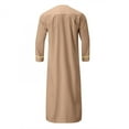 thumbnail image 6 of Leesechin Long Sleeve Kaftan Thobe Button down Men Thobe with Pocket Big and Tall Kaftan Muslim Men Thobe, 6 of 6