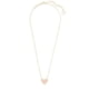 thumbnail image 2 of Collar Kendra Scott Ari Corazón de Cuarzo Rosa Chapado en Oro de 14k, 2 of 3