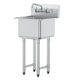 thumbnail image 4 of BENTISM Stainless Steel Bowl, 15"x15", Commercial Sink, 4 of 7