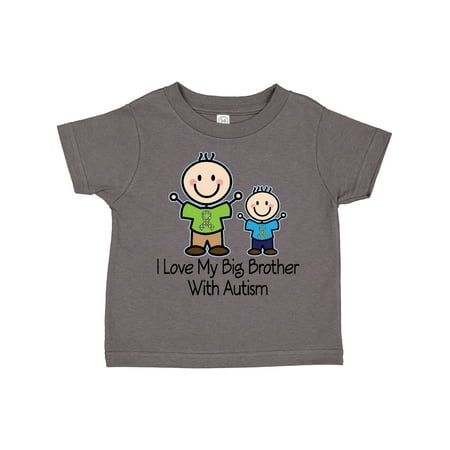 

Inktastic Autism I Love My Big Brother Awareness Gift Toddler Boy Girl T-Shirt
