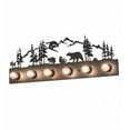thumbnail image 5 of Meyda Tiffany 193240 Bear 6 Light 32" Wide Vanity Strip - Black, 5 of 7
