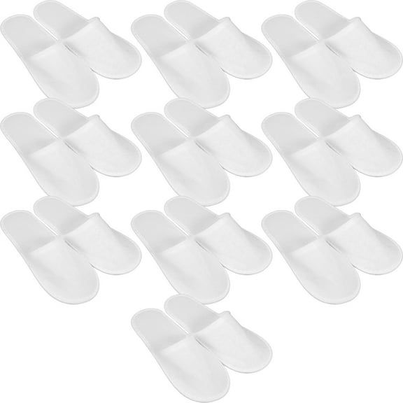 Beaupretty Guest Slippers Disposable Cloth Lightweight for Women Indoor Use 10 Pairs