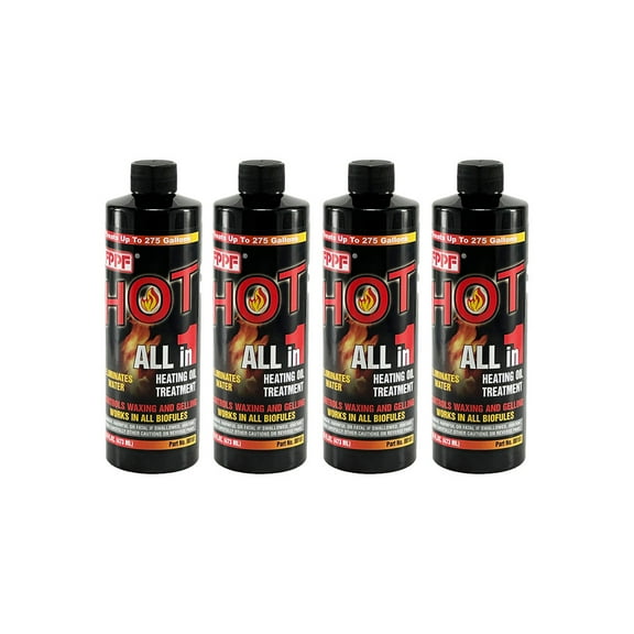 FPPF HOT 4-in-1 Heating Oil Treatment – 4 Pack (16 oz Bottles)