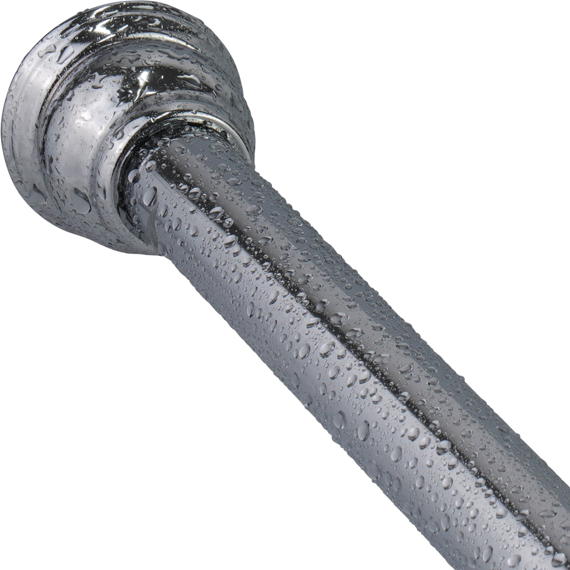 Splash Home Adjustable Tension Shower Curtain Rod - 42 To 72 Inches, No Drill, Chrome - View #10