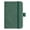 Green, variant on 2 Pcs A7 Mini Pocket Notebooks with Pen Loop, Small Leatherette Journal Notebook 100 Sheets, No Ink Bleeding Flat-Lay Lined Memo Pad Set for Daily Office Notes, Green