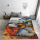 thumbnail image 5 of Fotbe Dog Guitar Starry Night Manta de Franela Acolchonada con Estampado, Súper Suave y Esponjosa, Extra Grande para Sofá, Cama, Uso Todo el Año-80"x60", 5 of 7
