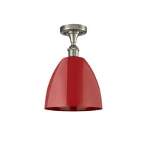 Innovations Lighting - Plymouth Dome - 1 Light Semi-Flush Mount In Industrial